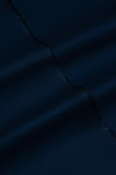Men's Cotton Fabric Suit – Navy Blue
