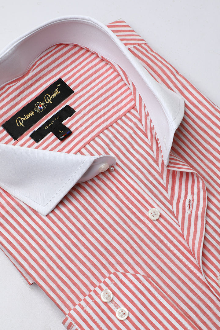 Red Stripe Casual Shirt For Men - Prime Point Store