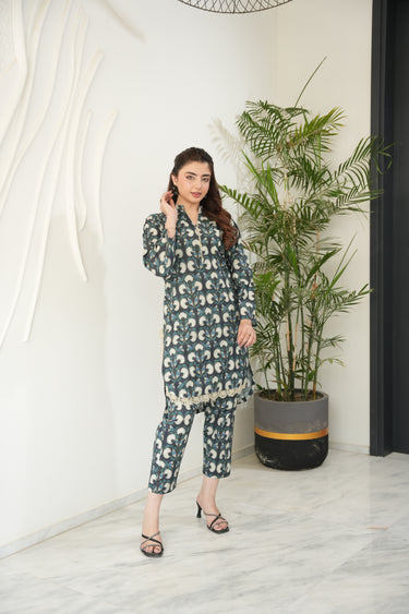 2 Piece - Printed Lawn Suit