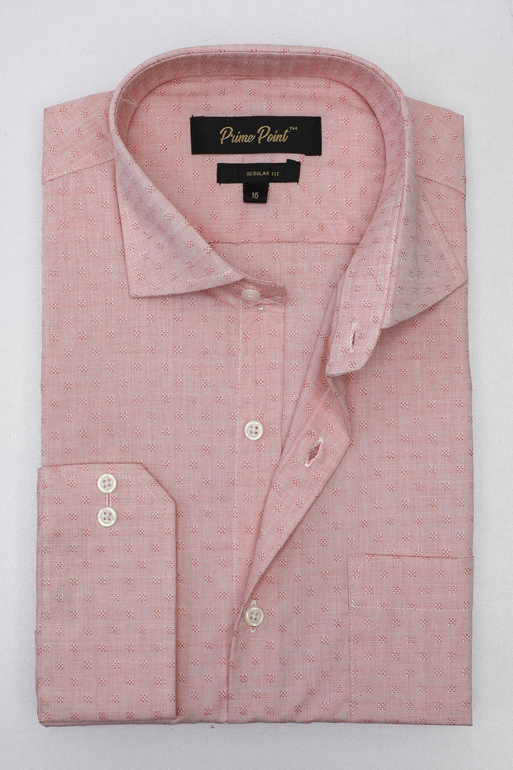Pink Check Formal Shirt For Men - Prime Point Store
