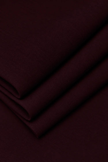 Men's Unstitched Cotton Fabric - MAROON