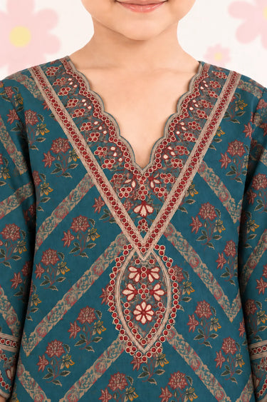 2 PIECE - PRINTED ARABIC LAWN SUIT