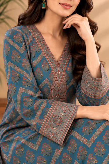 2-PIECE - PRINTED CAMBRIC LAWN SUIT