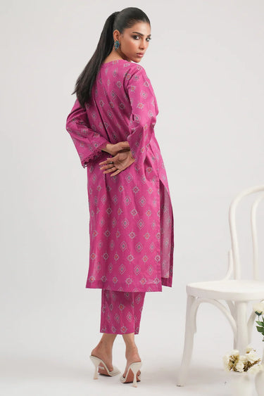2 Piece -  Printed Cotton Lawn Suit