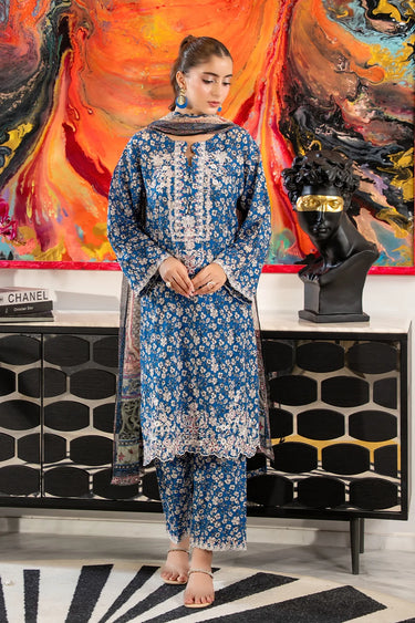 3 Piece - Embroidered Lawn Suit