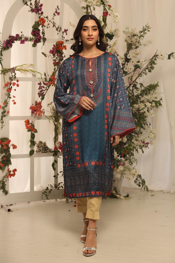 Silk Printed Tunic - Prime Point Store