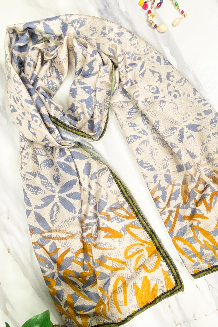 Silk Printed Stole - Prime Point Store