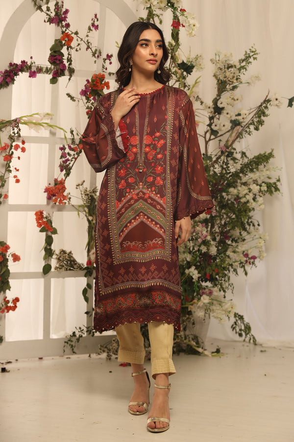 Printed Silk Tunic - Prime Point Store
