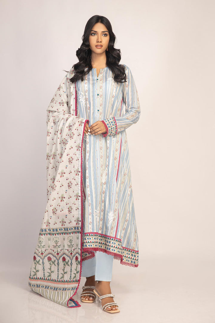 LAWN Printed Embroidered 2 Pcs - Prime Point Store