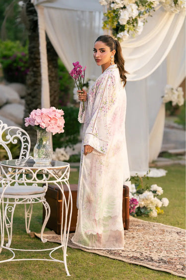 3 Piece - Embroidered Printkari Suit