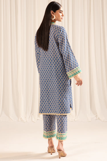 2 Piece - Printed Khaddar Suit