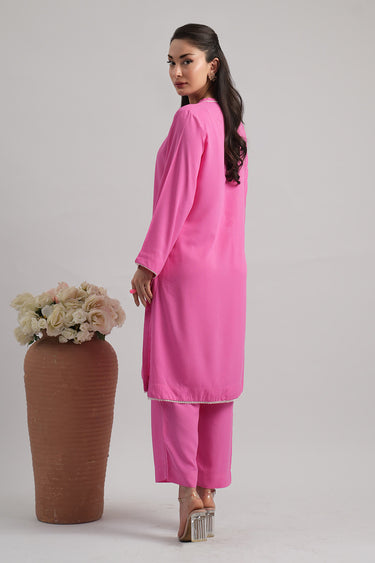 2 Pc Dobby Dyed Stitched Suit
