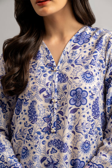 2 Pc Lawn Printed Stitched Suit