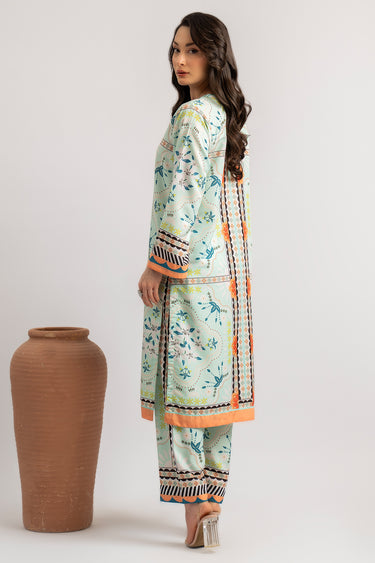 2 Pc Lawn Printed Stitched Suit