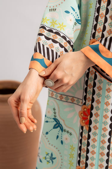 2 Pc Lawn Printed Stitched Suit