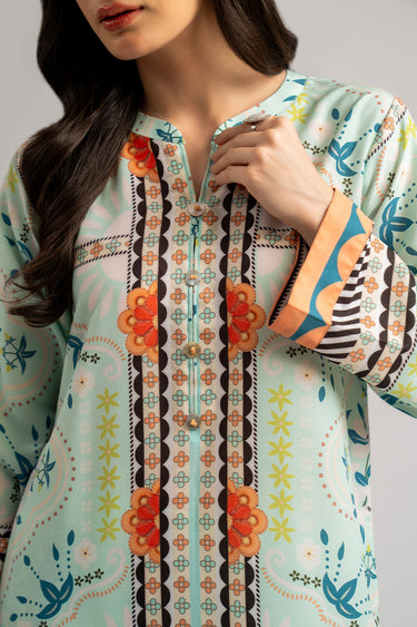 2 Pc Lawn Printed Stitched Suit