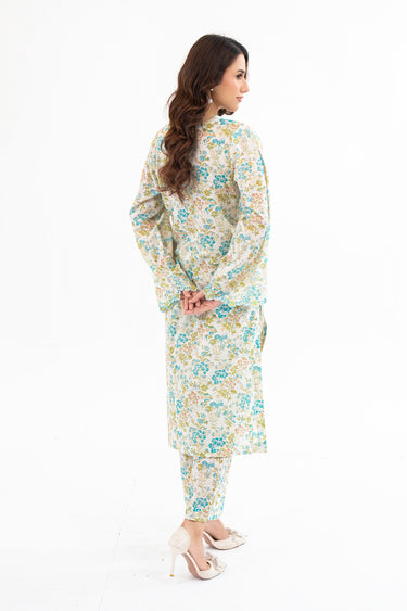 2 Piece -  Embroidered Lawn Suit