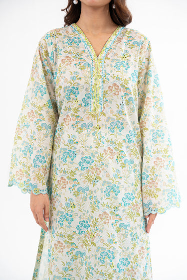 2 Piece -  Embroidered Lawn Suit