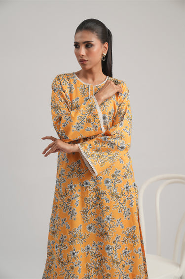 2 Pc Cotton Lawn Printed Stitched Suit