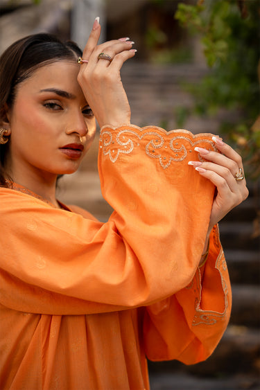 2 Piece - Embroidered Jacquard Suit