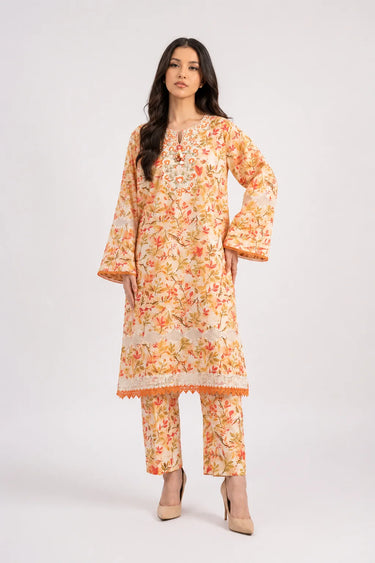 2 Piece - Embroidered Lawn Suit