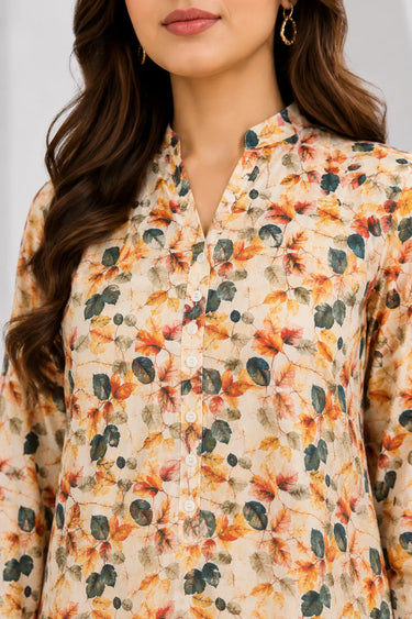 2 Piece - Printed Cotton Lawn Suit