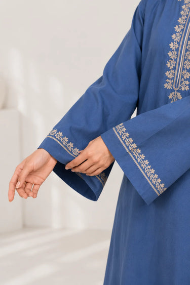 2 Piece - Embroidered Cambric Suit