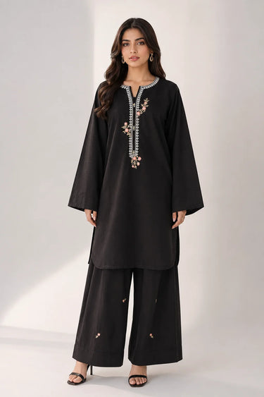 2 Piece - Embroidered Cambric Suit