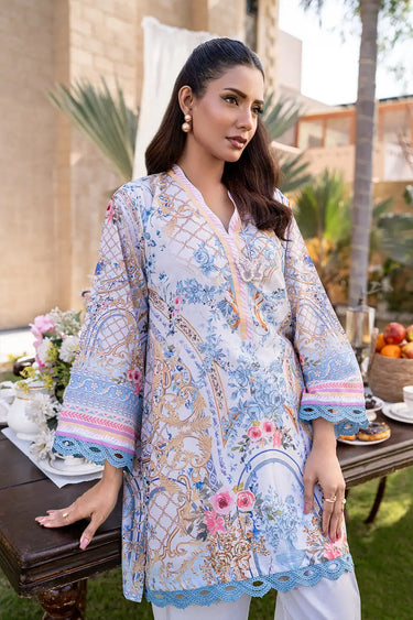 2 Piece - Printed Arabic Lawn Suit