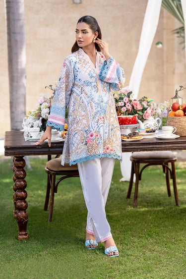 2 Piece - Printed Arabic Lawn Suit