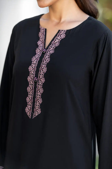 2 Piece - Embroidered Linen Suit