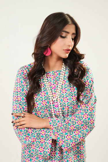 2 Piece - Printed Lawn Suit