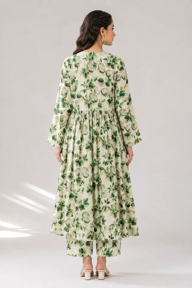 2 Piece - Printed Linen Suit