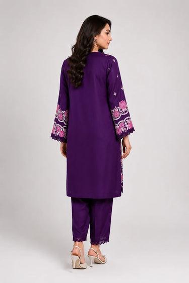 2 Piece - Embroidered VISCOSE Suit