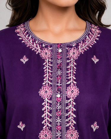 2 Piece - Embroidered VISCOSE Suit