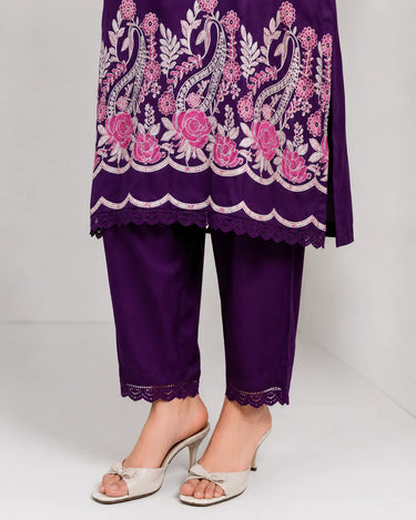 2 Piece - Embroidered VISCOSE Suit