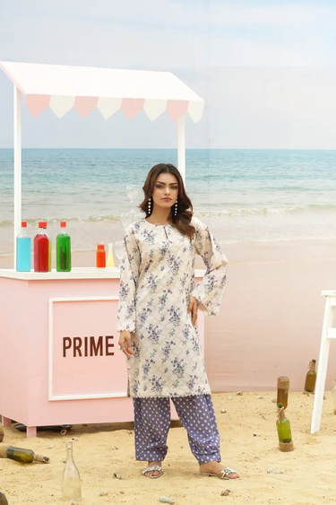 2 Piece - Printed Cotton Lawn Suit
