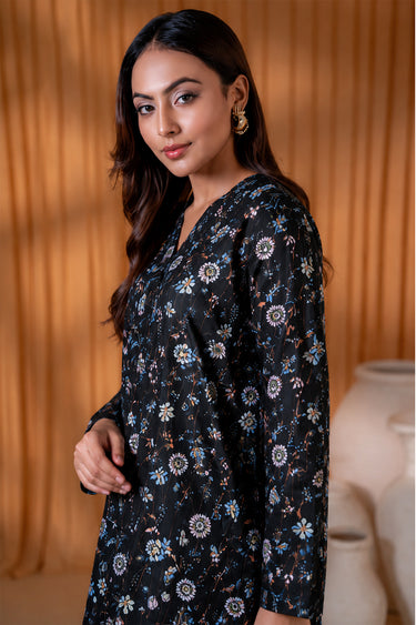 2 Piece - Printed Cotton Lawn Suit