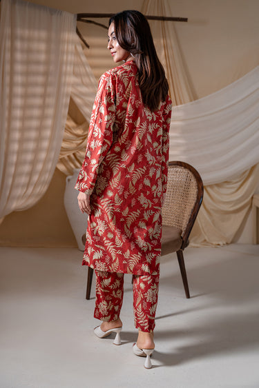 2 Piece - Printed Cotton Lawn Suit