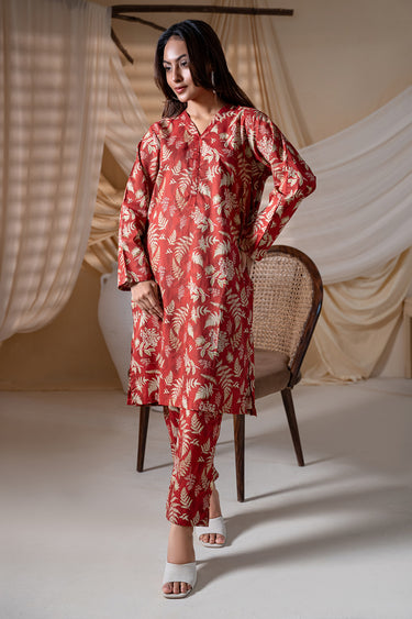 2 Piece - Printed Cotton Lawn Suit