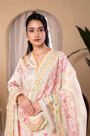 3 Piece - Printed Shamooz Silk Suit