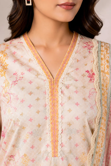 3 Piece - Printed Shamooz Silk Suit
