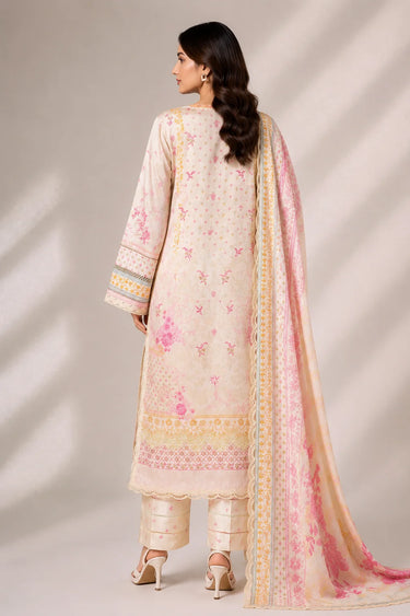 3 Piece - Printed Shamooz Silk Suit