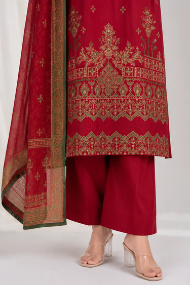3 Piece - Embroidered Cambric Lawn Suit