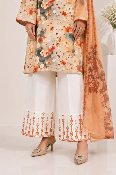 3 Piece - Printed Chikankari Suit