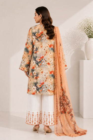 3 Piece - Printed Chikankari Suit