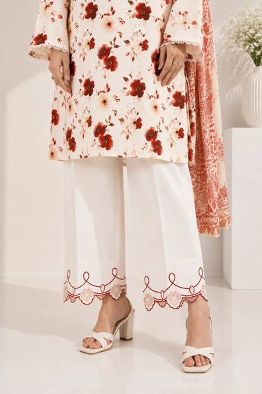 3 Piece - Printed Chikankari Suit