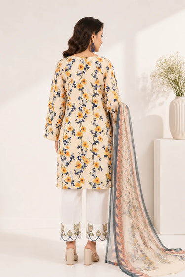3 Piece - Printed Chikankari Suit