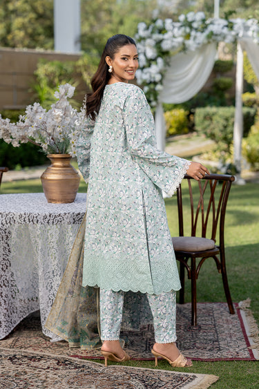 3 Piece - Embroidered Printkari Suit