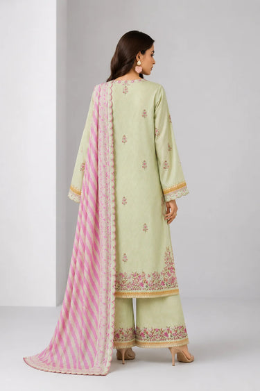 3-Piece - Embroidered Lawn Suit